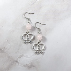 Sapphic Pride Earrings