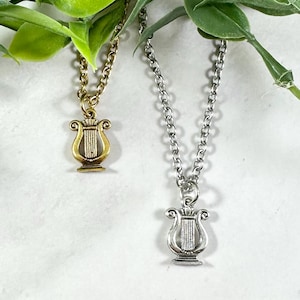 Apollo’s Lyre Necklace, Greek Mythology Jewelry, Ancient Greece