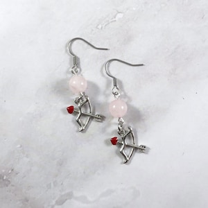 Eros Earrings, Greek Mythology Jewelry, Cupid