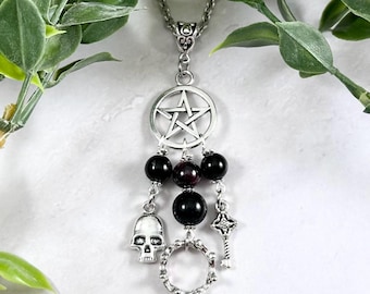 Hades Necklace, Greek God of the Underworld, Greek Mythology Jewelry, Pluto