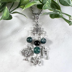 Pan Necklace, Greek God of Nature, Greek Mythology Jewelry, Hellenic