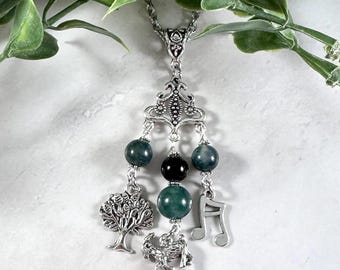 Pan Necklace, Greek God of Nature, Greek Mythology Jewelry, Hellenic