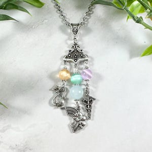 Iris Pendant Necklace - Greek Goddess of the Rainbow, Greek Mythology Jewelry, Hellenic