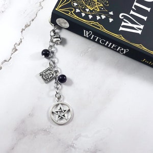 Witch Bookmark, Witchy, Book Accessory, Metal Bookmark