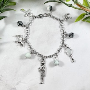 Hathor Charm Bracelet, Egyptian Goddess, Egyptian Mythology, Kemetism