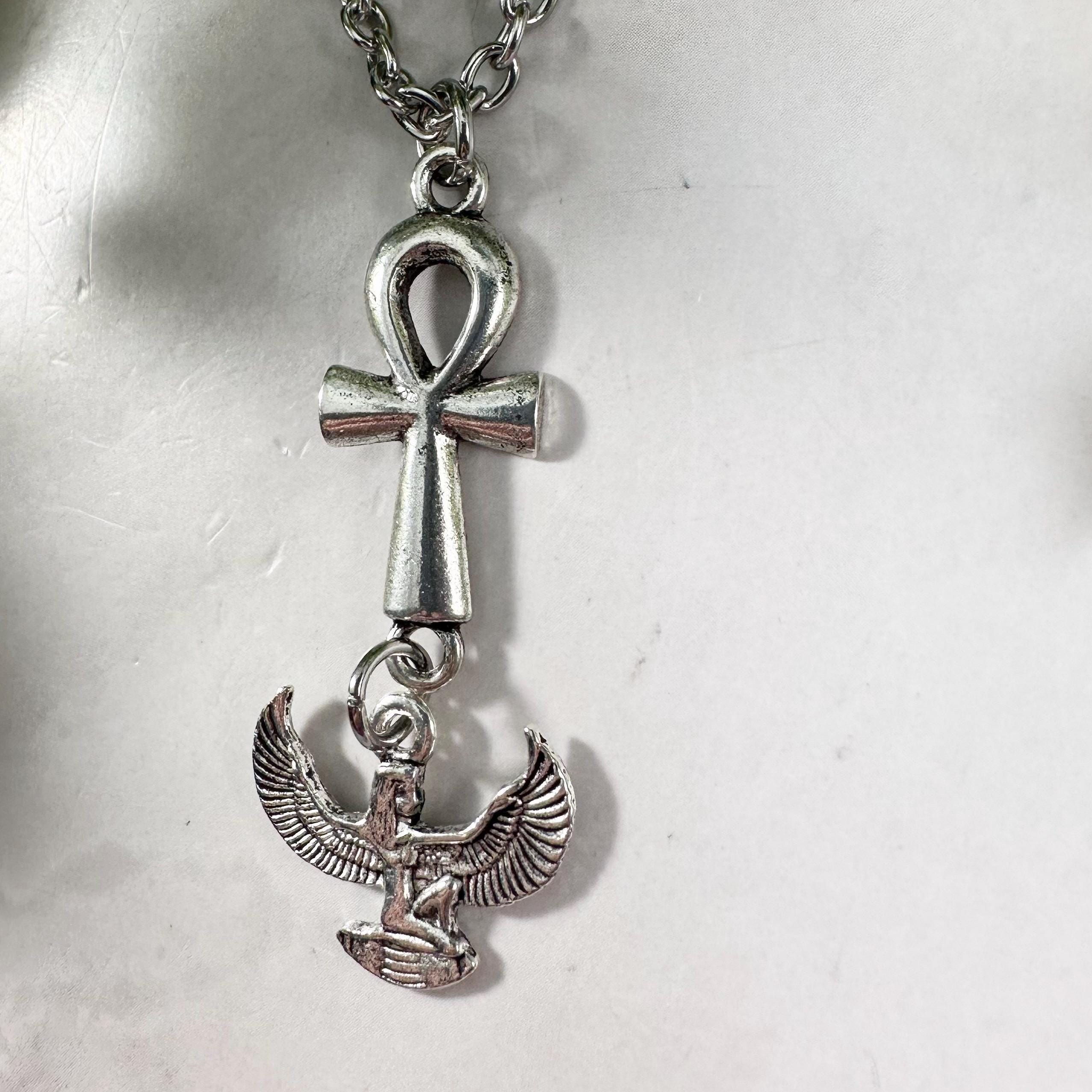 女神イシスのネックレス 女神イシスのネックレス - エジプトの女神、アセト - Etsy 日本