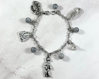 Mad Woman Inspired Charm Bracelet