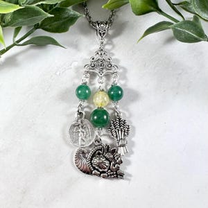 Tyche Necklace, Fortuna, Greek Goddess of Fortune