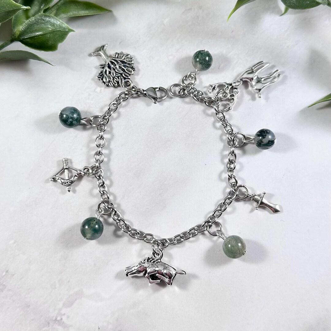 Arduinna Charm Bracelet - Gaulish Goddess, Mythology of Forests and ...