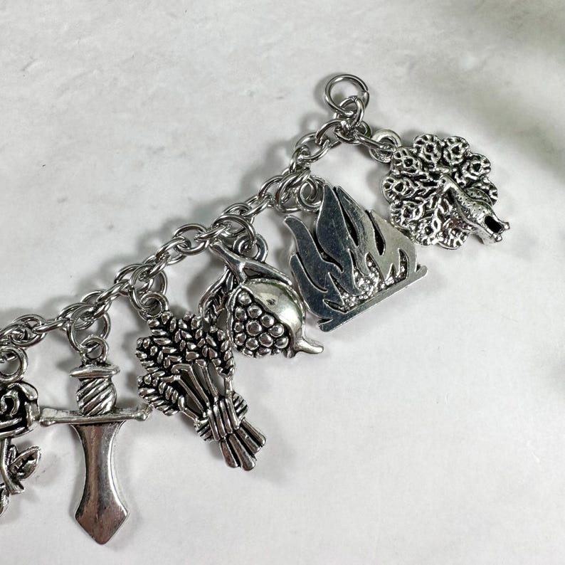 Greek Mythology Charm Bracelet (Deluxe Version) - Olympian Gods & Goddesses image 5