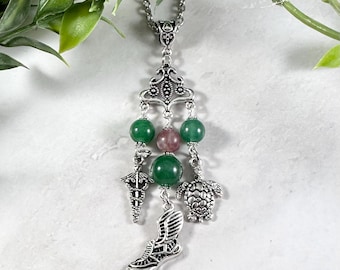 Greek Messenger God Necklace: Mercury, Ermes