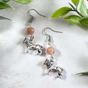 Circe’s Lion Earrings with Sunstone, Greek Goddess, Greek Mythology Jewelry, The Odyssey