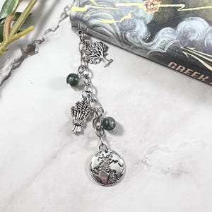 Gaia Bookmark, Greek Goddess, Greek Mythology, Mother Earth, Metal Bookmark, Book Accessory, Hellenic