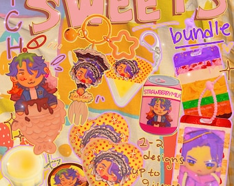 custom ych sweet treats bundle commission