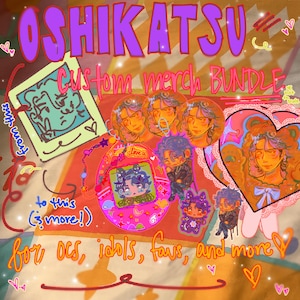 custom oshikatsu ita bag merch bundle commission