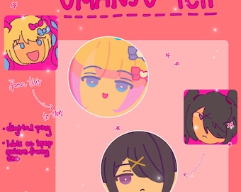 Encargo de ych de estilo digital omanju