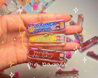 Insignias de acrílico de productor de Ensemble Idol