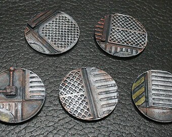 40mm and/or 50mm Industrial Miniature Bases - For Tabletop Games and Gaming