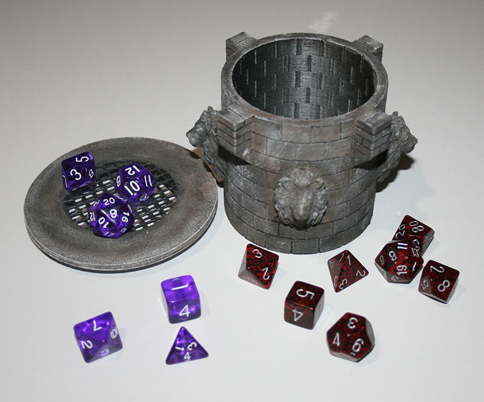 The King Lionheart Dice Cup for Dungeons & Dragons Warhammer Etsy