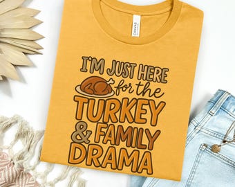 Camisetas familiares de Acción de Gracias/Lo más probable es que/Fiesta divertida de Acción de Gracias/Camiseta de Acción de Gracias/Camiseta de Acción de Gracias a juego/Camisetas grupales personalizadas/