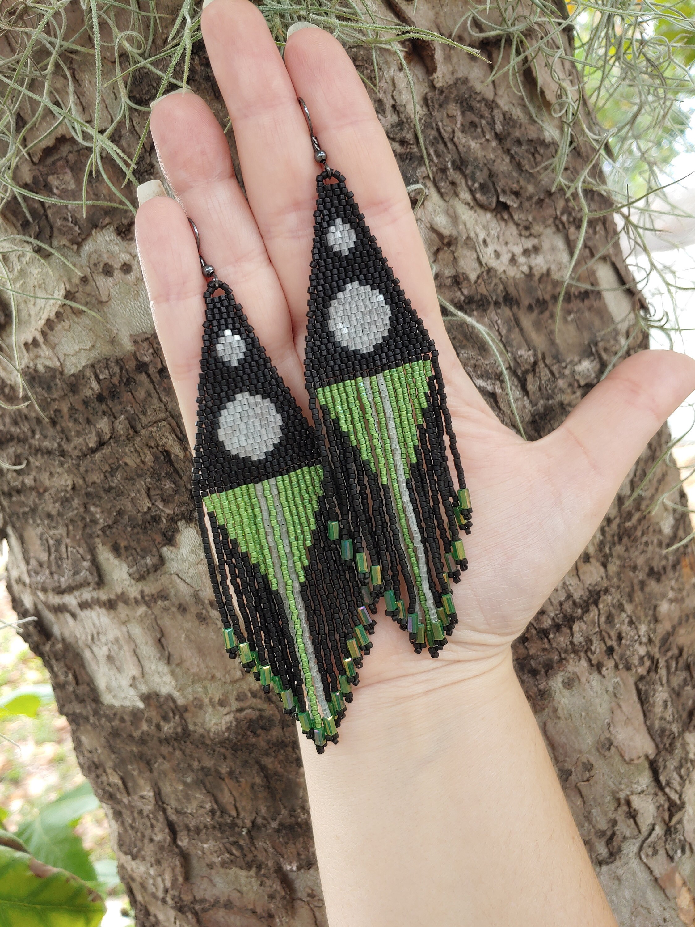 [韓国の人気ジュエリー] 925 silver. Black beans earring Solid 925 Sterling Silver Jhumka Earring - Beautiful