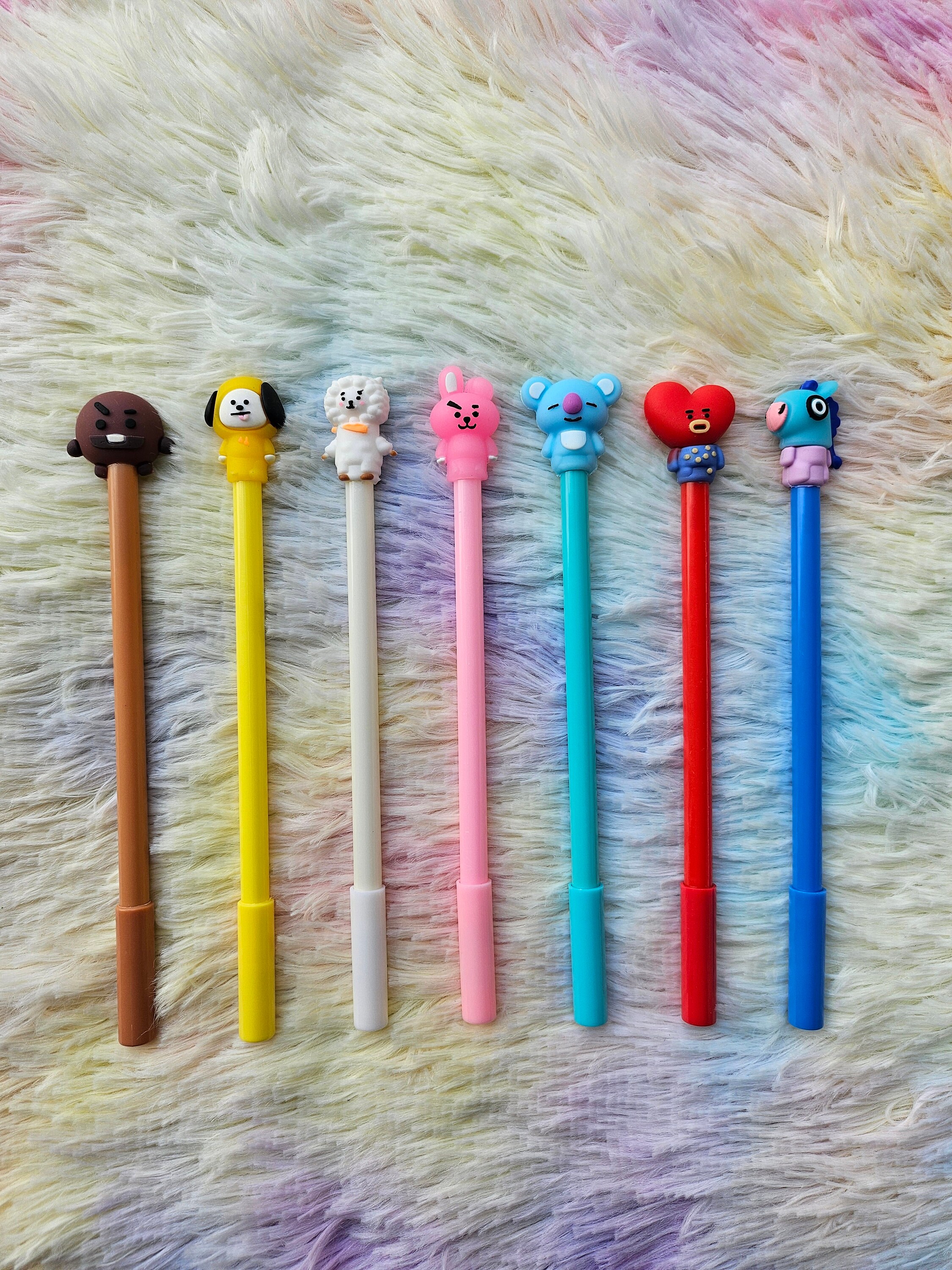 BT21 BTS Pen Stationery Blue Ink Gel Ink Pen - BTS Merch