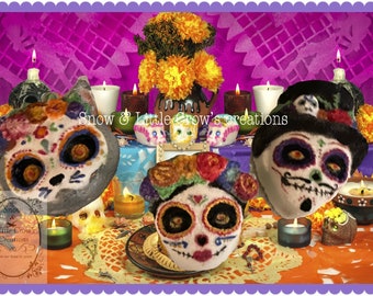 Day Of The Dead Bath Etsy