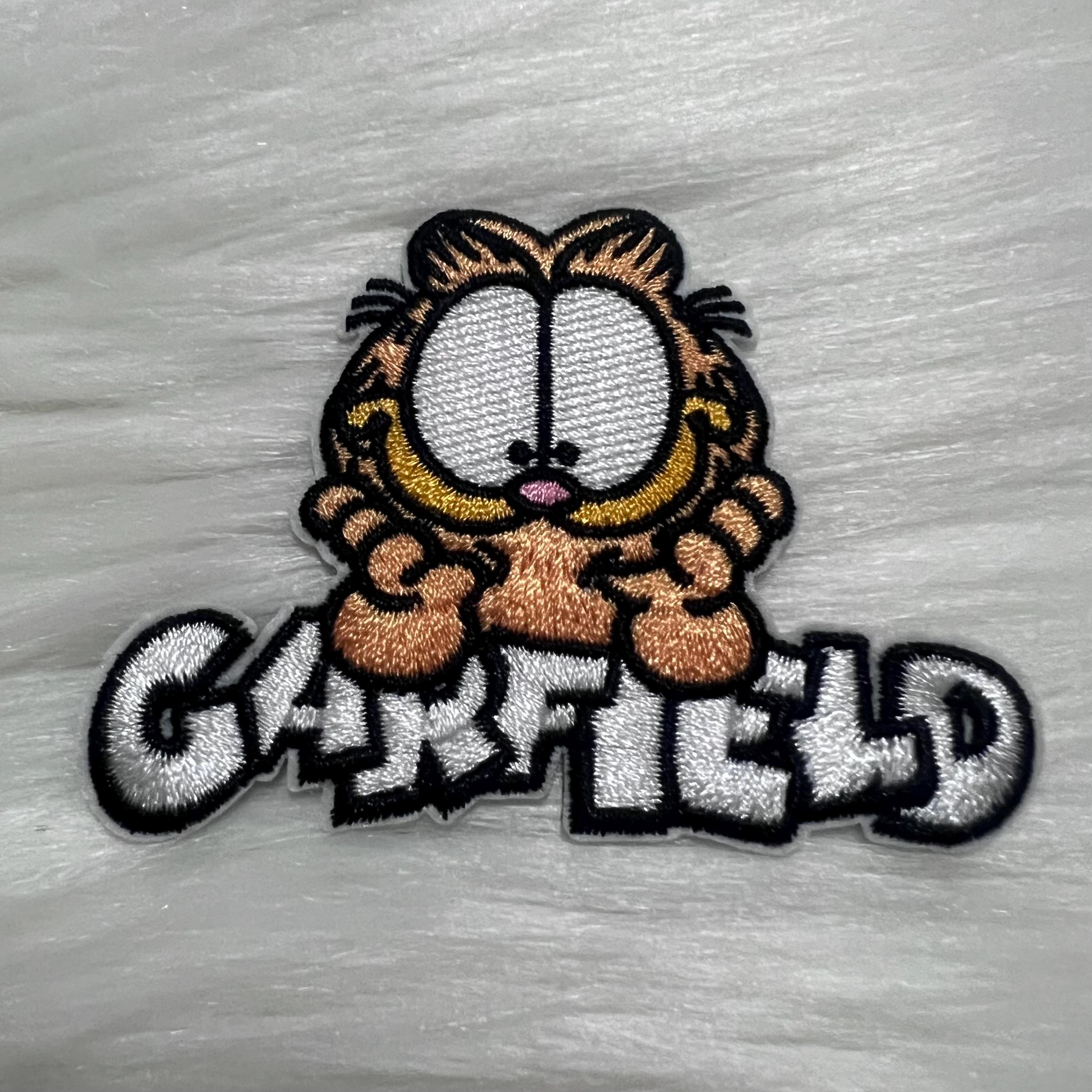 Garfield Patch Garfield Iron on Patch, Sew on Patch,embroidered,embroidery, Applique ...
