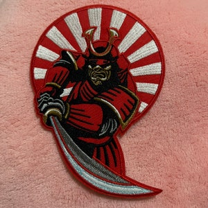  Samurai Warrior Sew on Patch - Japan Anime Iron on Patches for  Japanese Patriots, Martial Artists, Fighters - Popular Tactical Patch for  Jackets, Jeans, Backpacks, Hats - 4.13x3.93 in : Arts