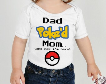 Download Dad Poked Mom Onesie Etsy