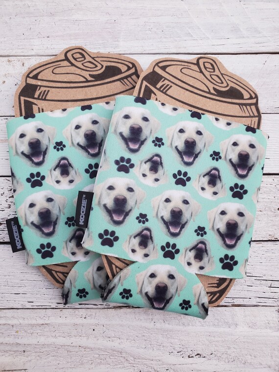Koozie With Dog Face / In dogs and other animals, the look is expressed