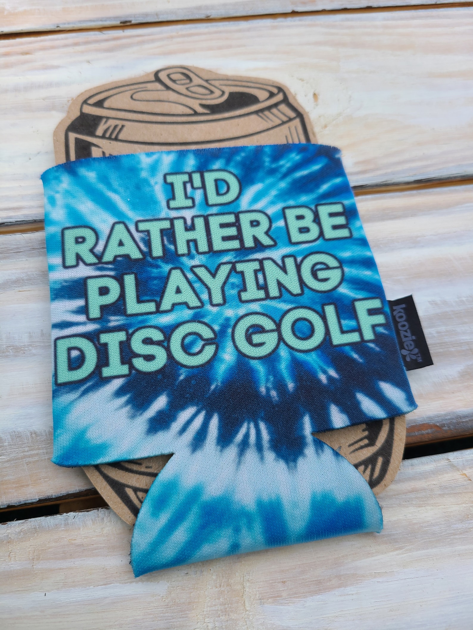 Awesome Tie Dye Funny Disc Golf Gift KOOZIE® Cozie Drink Etsy
