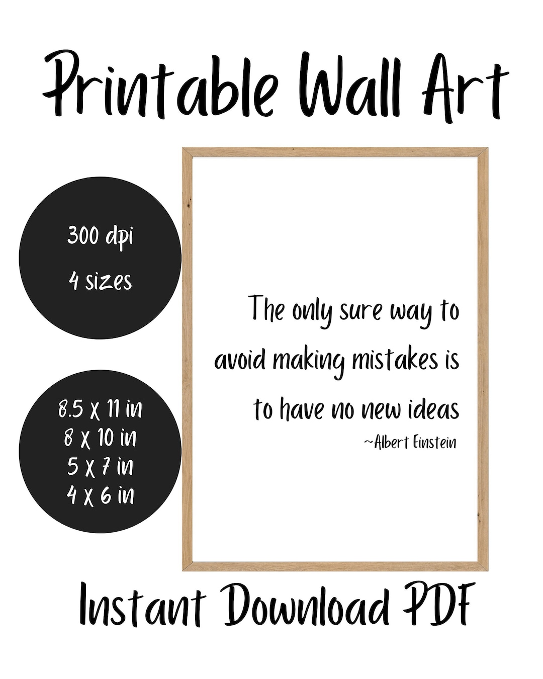 Printable Wall Art Motivational Wall Print Instant Download - Etsy