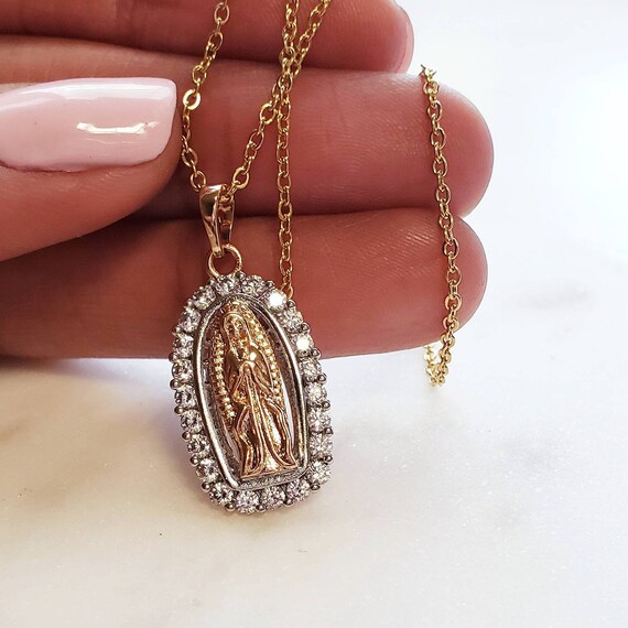holy mary necklace