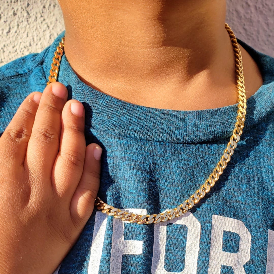 Kids cuban link chain best sale