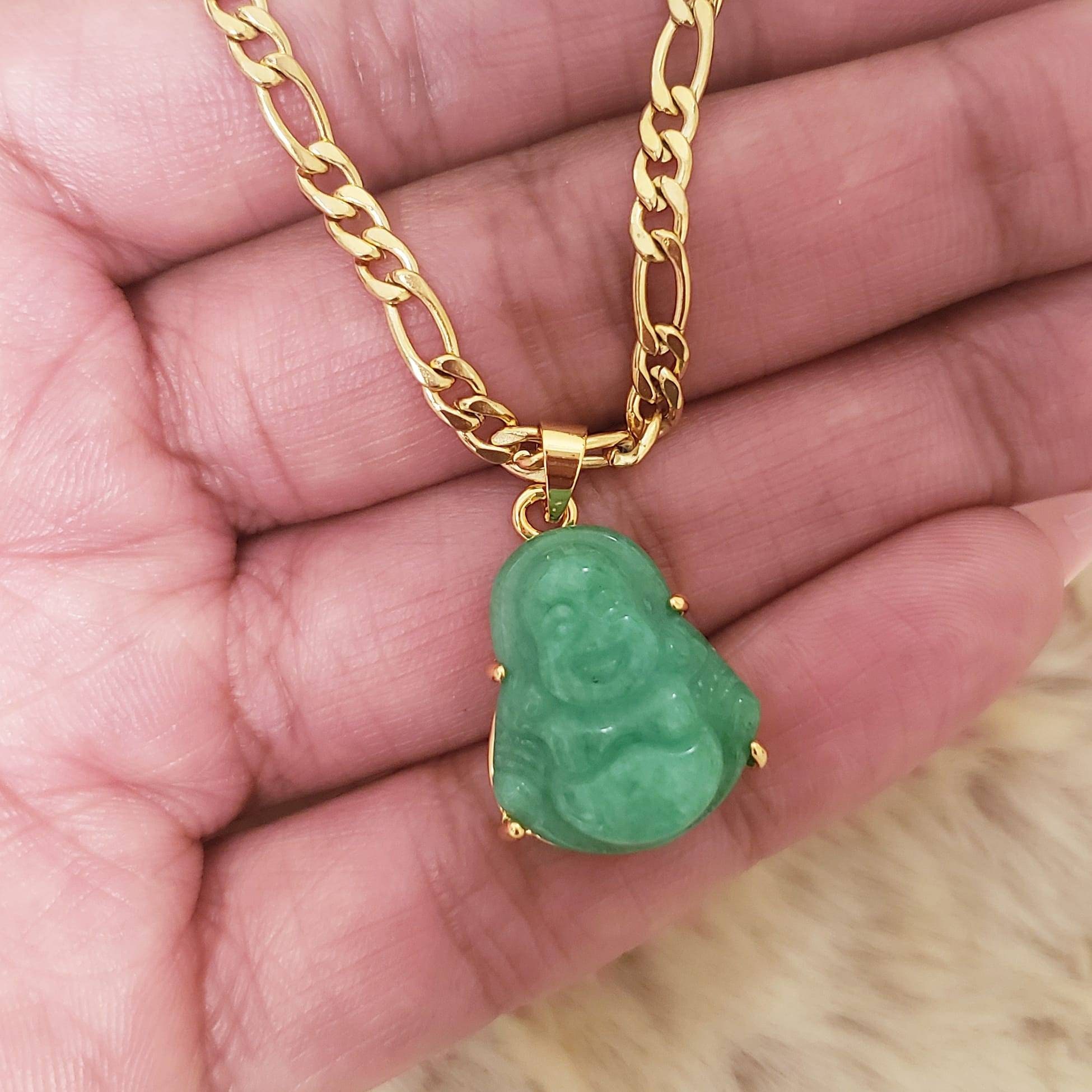 gold buddha necklace 