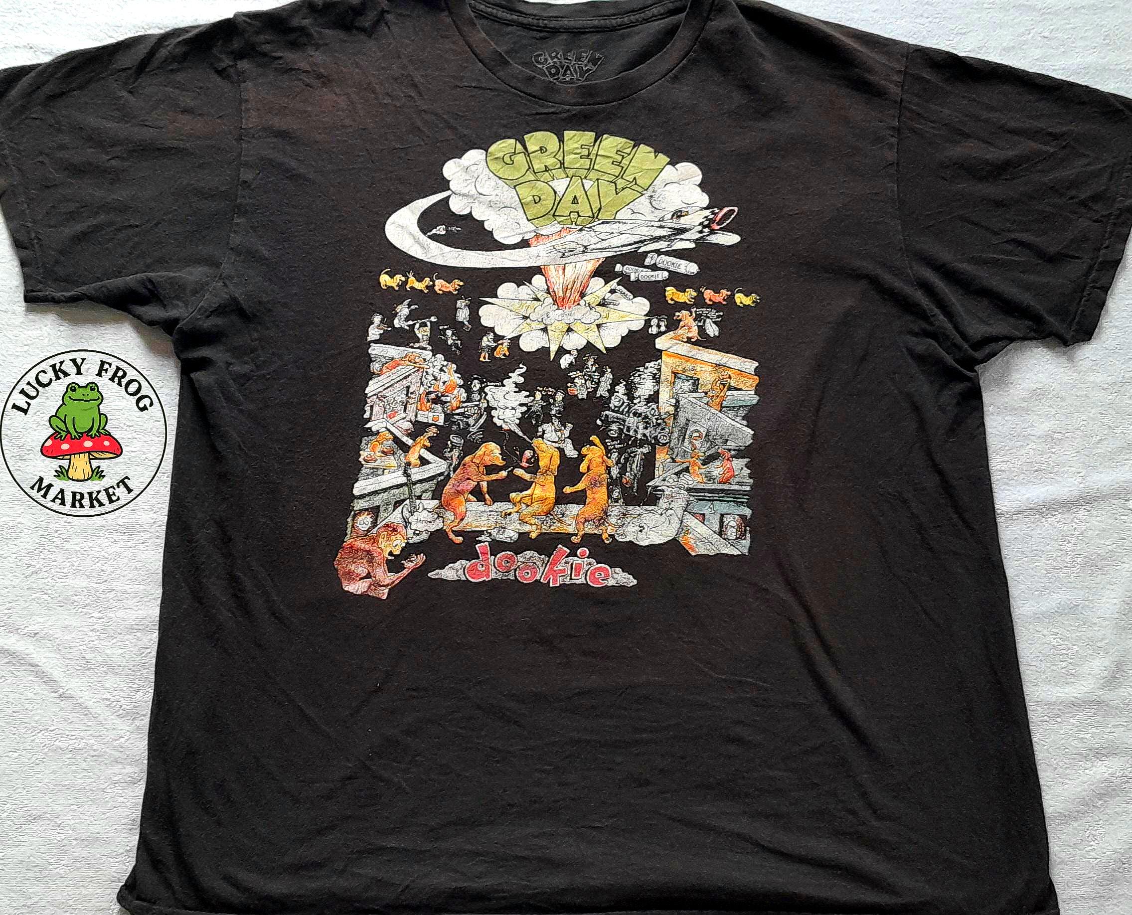 ヴィンテージ グリーン・デイ ドゥーキー Tシャツ XL – 90年代 パン 