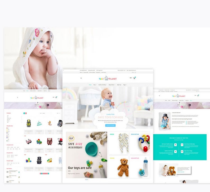 Shopify Baby Template Etsy