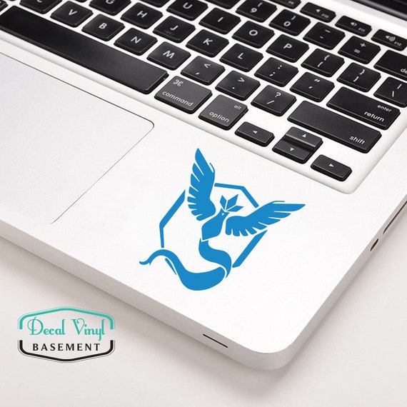 POKEMON GO TEAM MYSTIC SYMBOL Vinyl Decal Sticker Car Laptop Wall Window White