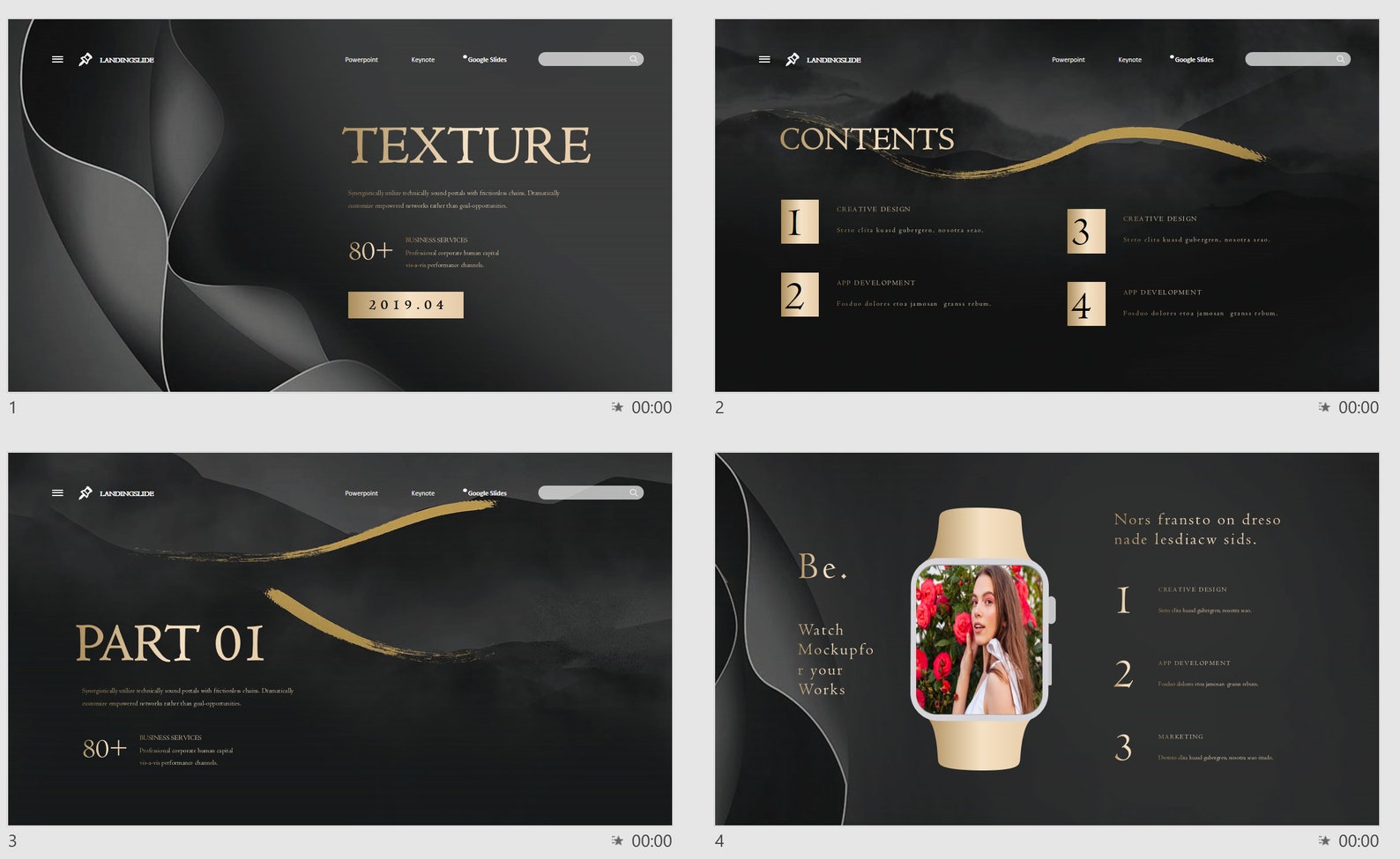 texture-black-and-gold-powerpoint-template-business-etsy