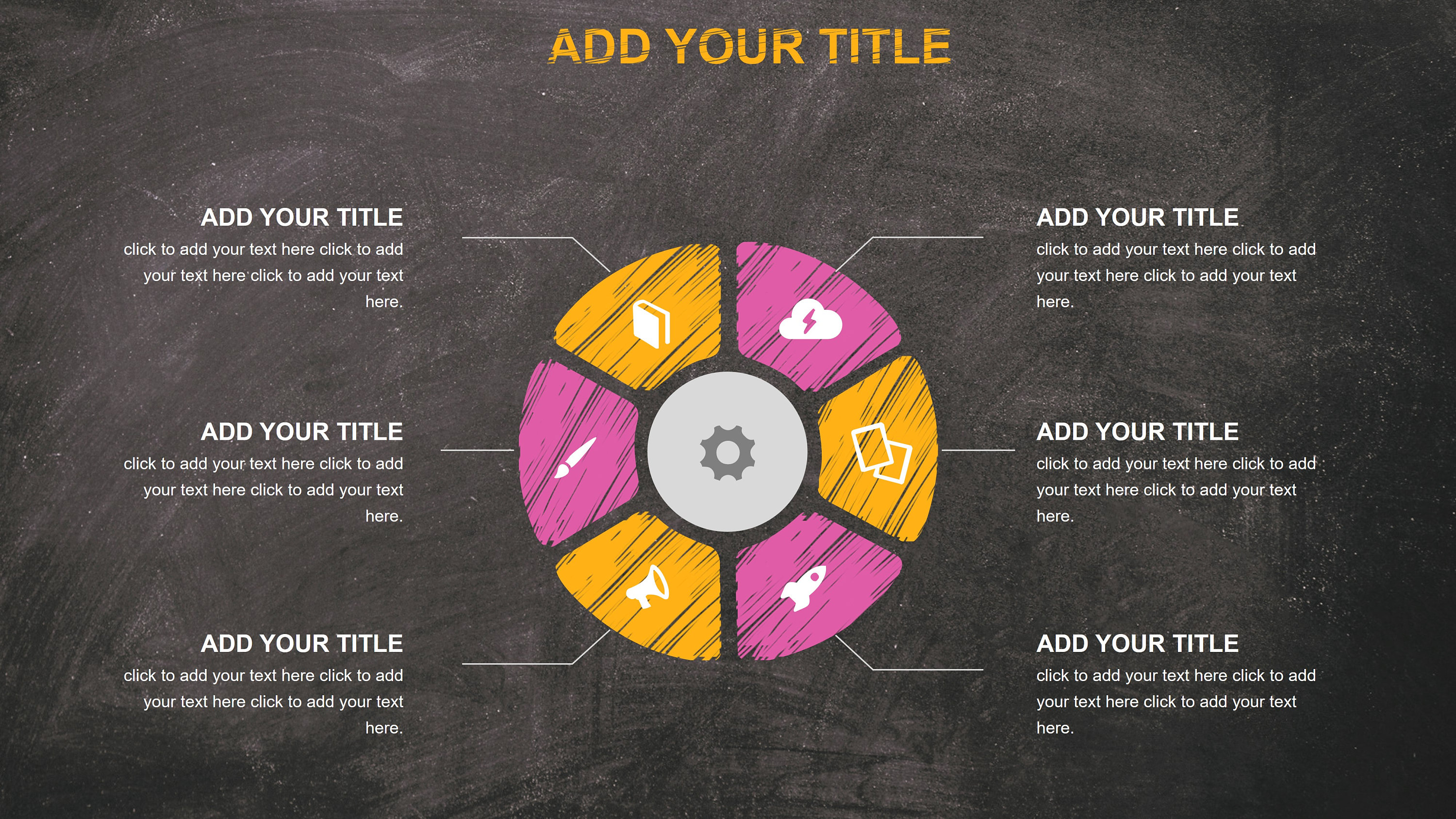 Blackboard Powerpoint Template Chalkboard Powerpoint Etsy