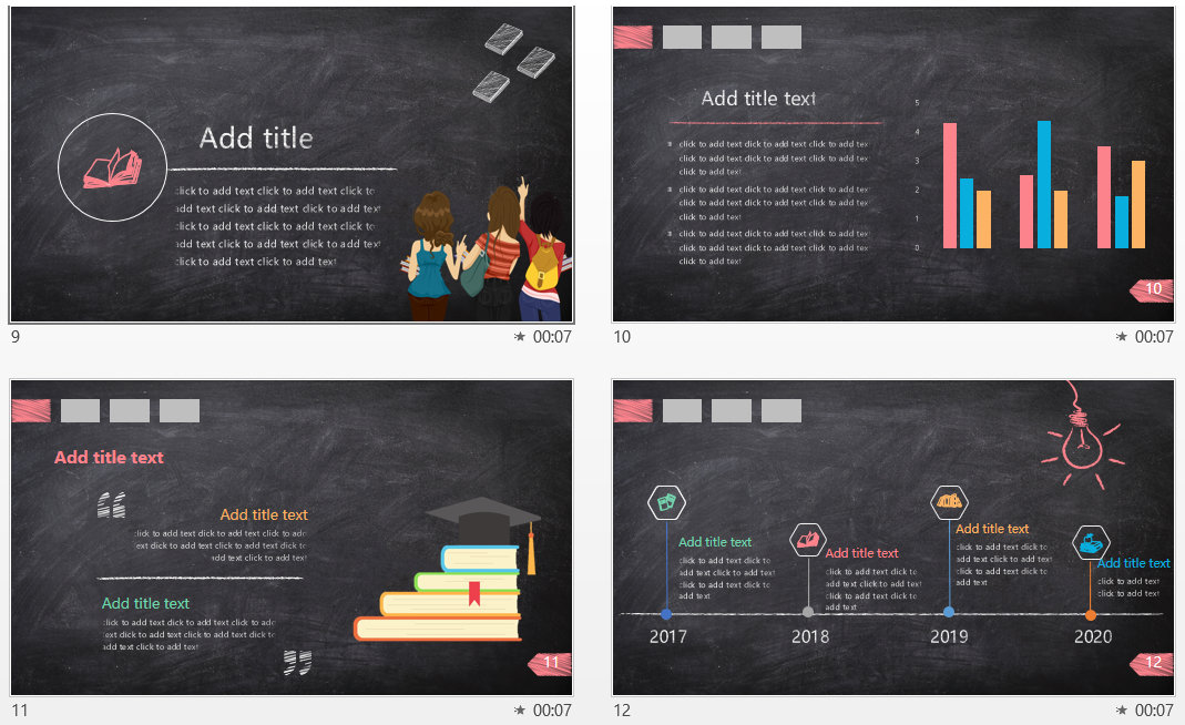 黒板スタイルの PowerPoint テンプレート 黒板の PowerPoint テンプレート 教師の PPT テンプレート パワーポイント ...