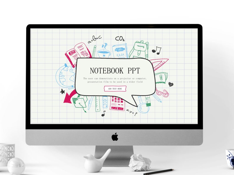 design for powerpoint notebook