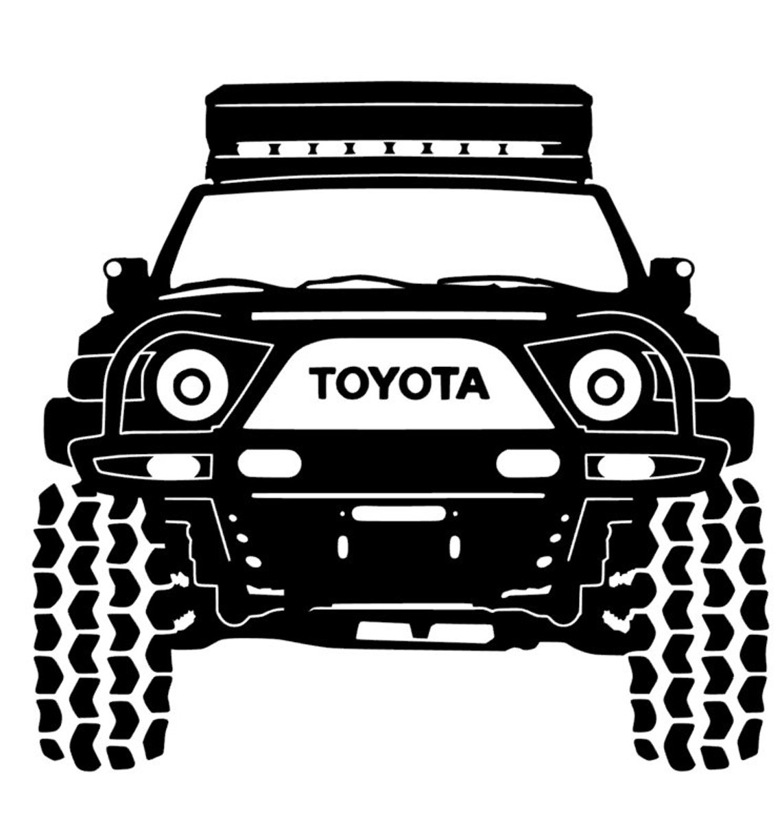 Toyota FJ Cruiser Grille Decal Fj Cruiser Decal Decal for - Etsy