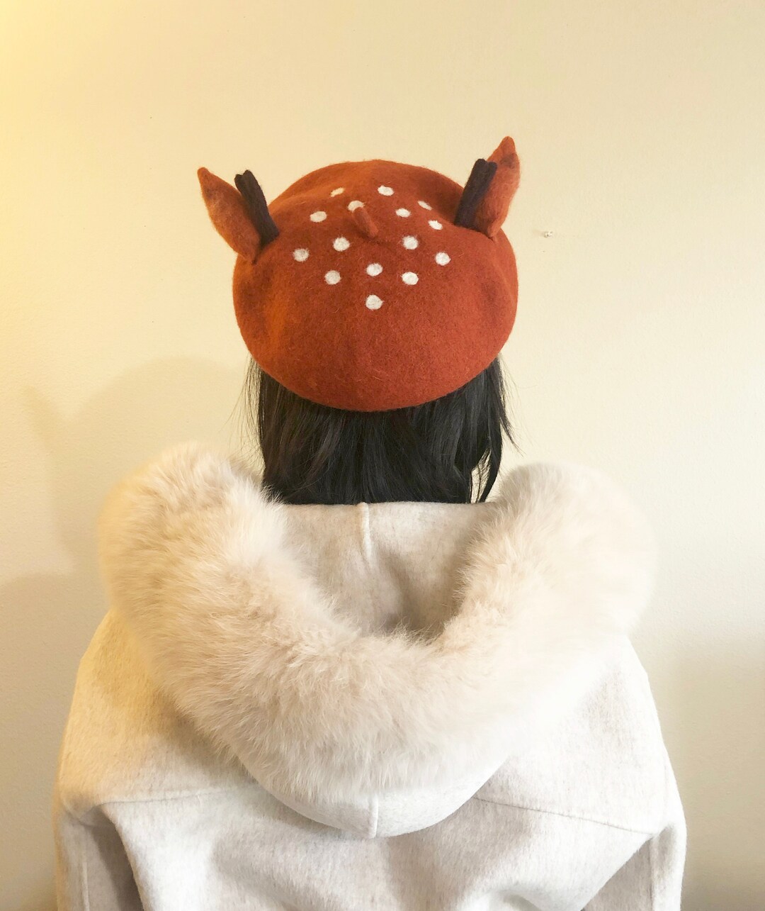 Handmade little deer beret YV5605