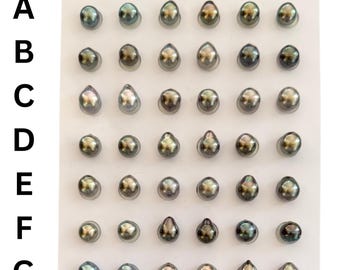 Loose Tahitian Pearl Pairs - 9mm