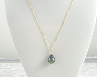 Single Teardrop Tahitian Pearl Necklace