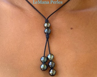 Holo Leather Necklace