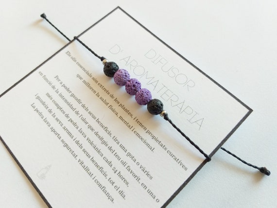 Pulsera difusor aromaterapia