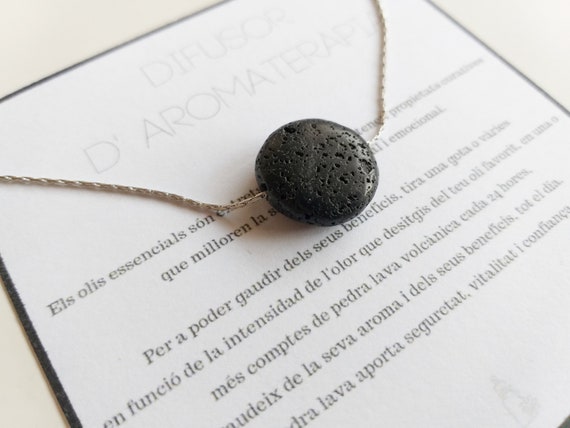 Collar difusor de aromaterapia, necklace, aromatherapy, collar delicado de aromaterapia